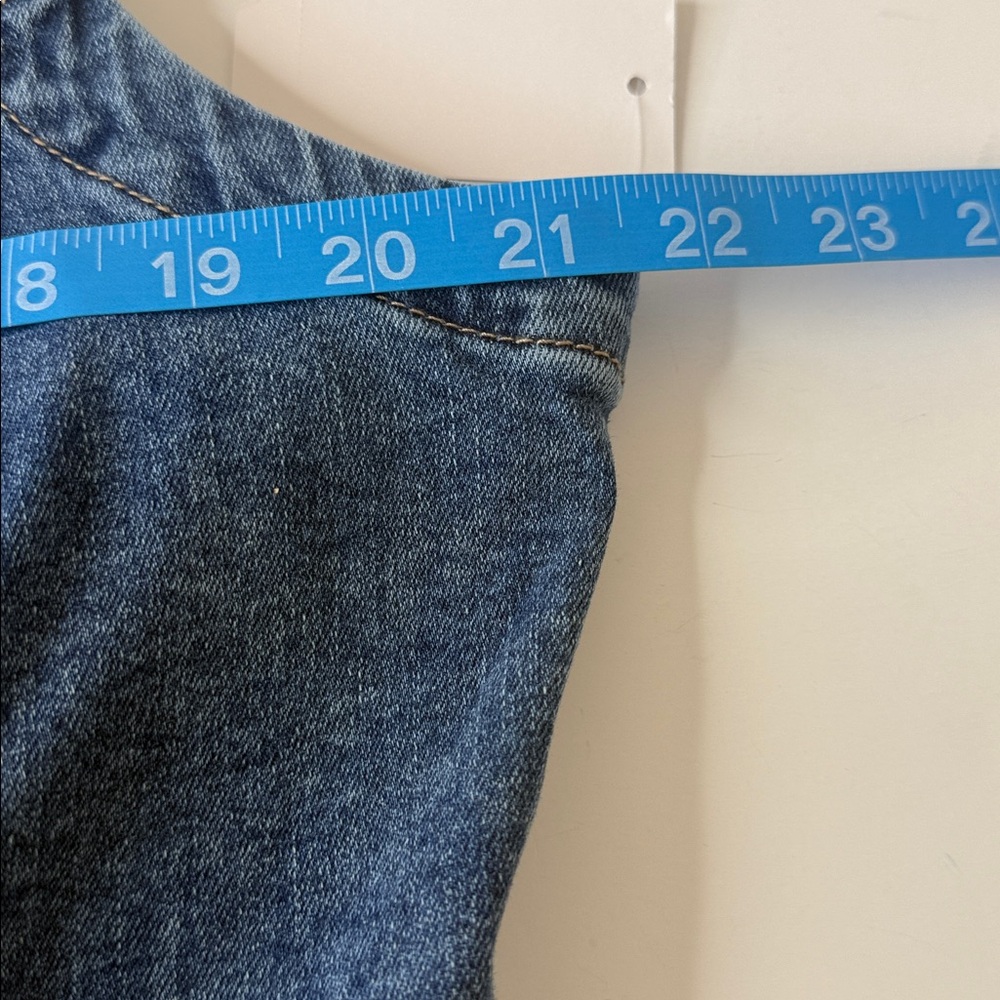 Nicole Miller Stretch Denim Vest XL - Picture 8 of 11